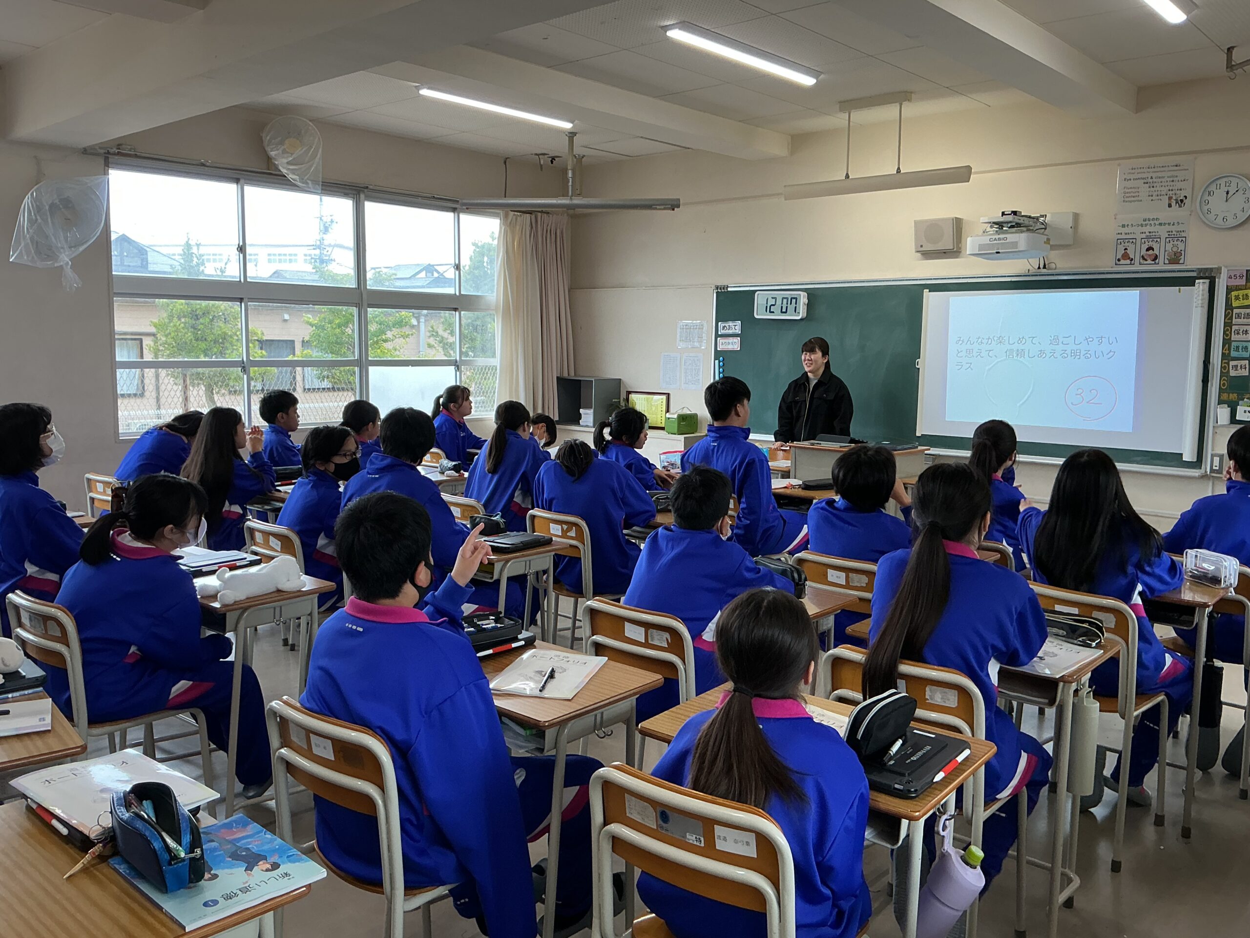 全学年】道徳授業の開始 | 松阪市立久保中学校